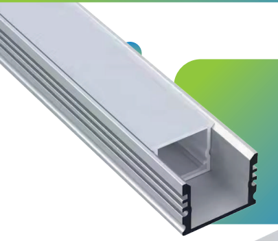 Perfil de Aluminio para Tira LED 3 m – Sin Tira Incluida