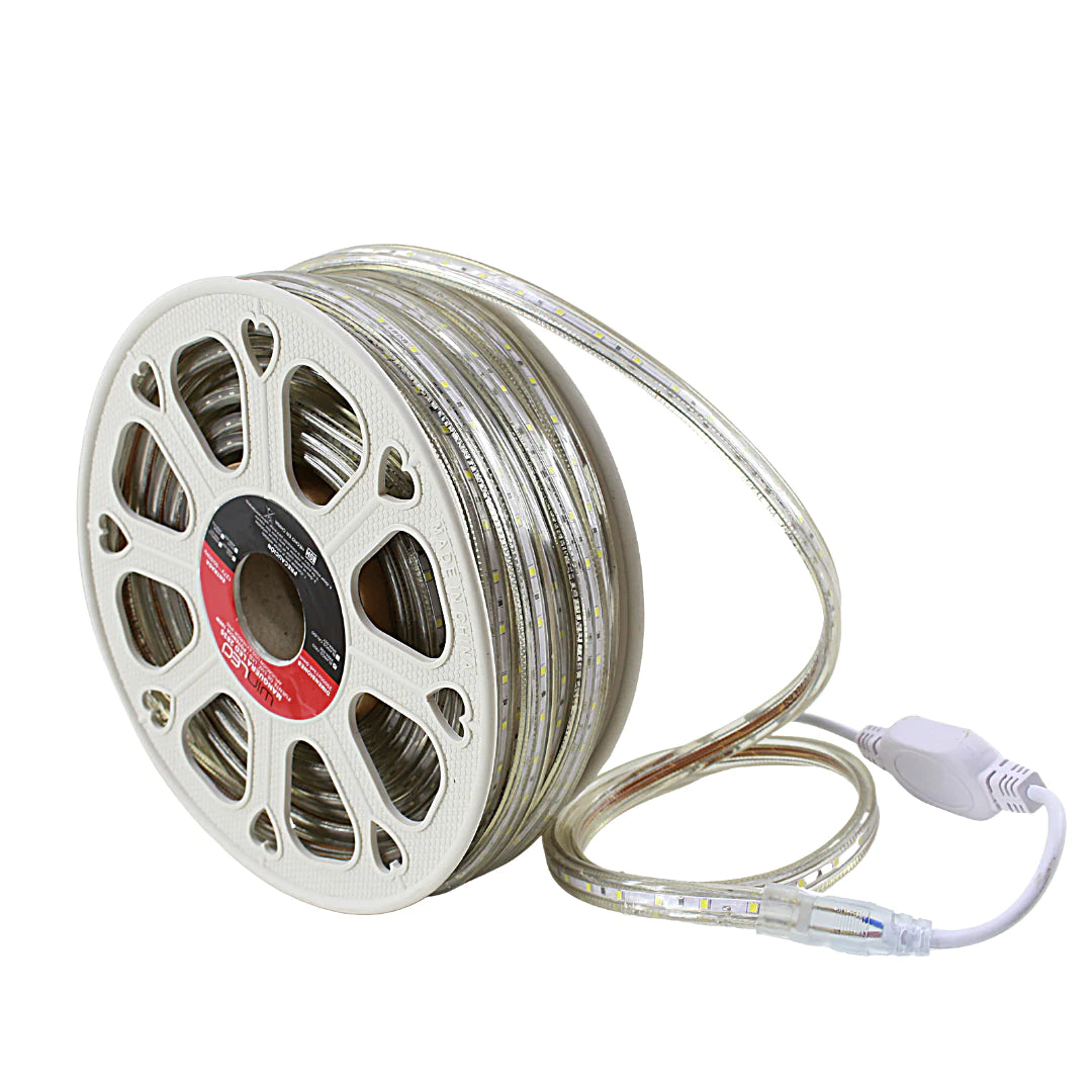 Manguera LED de 25 Metros para Exteriores – 100W IP65 Luz Blanca, Cálida y de Colores para Iluminación Decorativa