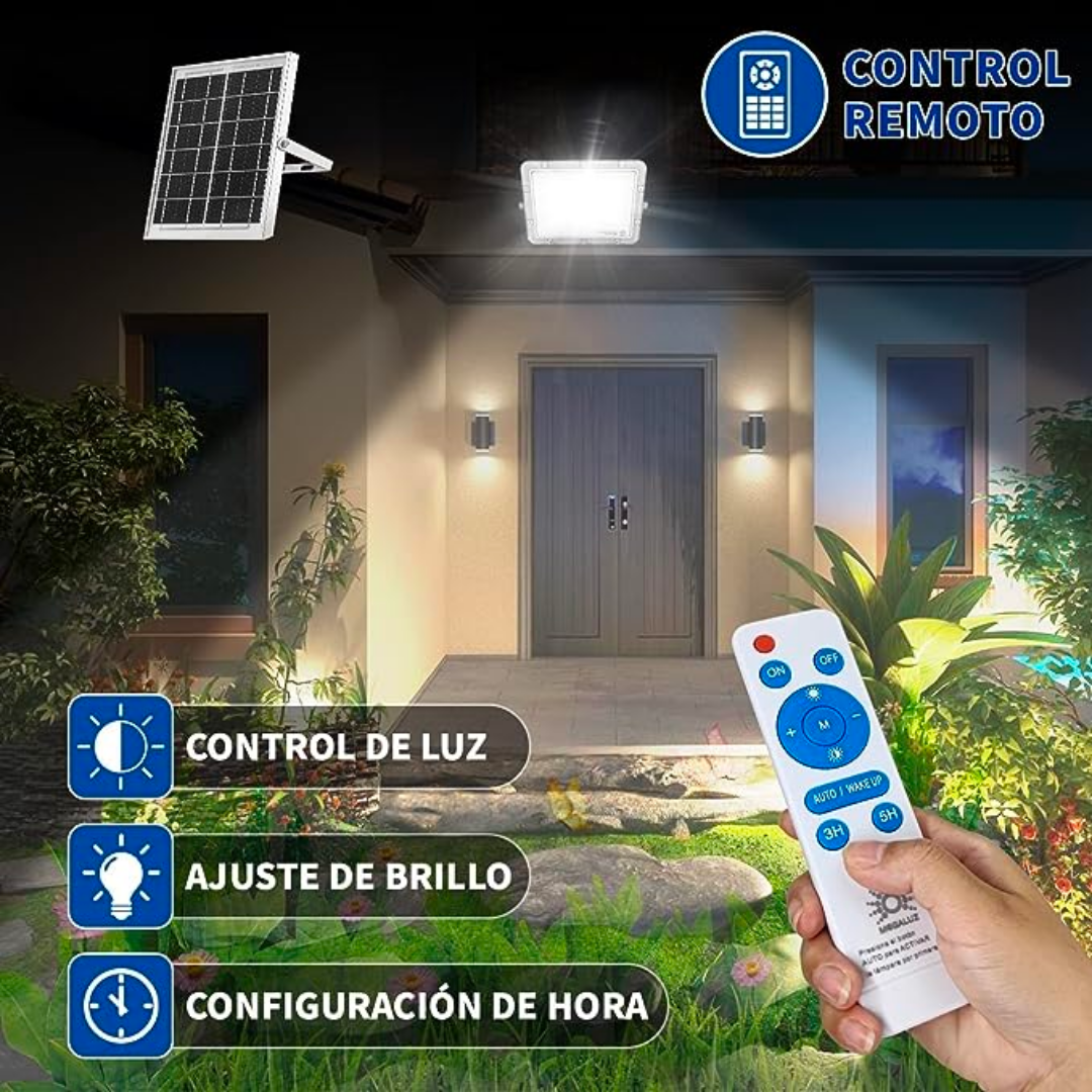 Luminaria Solar LED | Iluminación Autónoma para Hogares y Exteriores