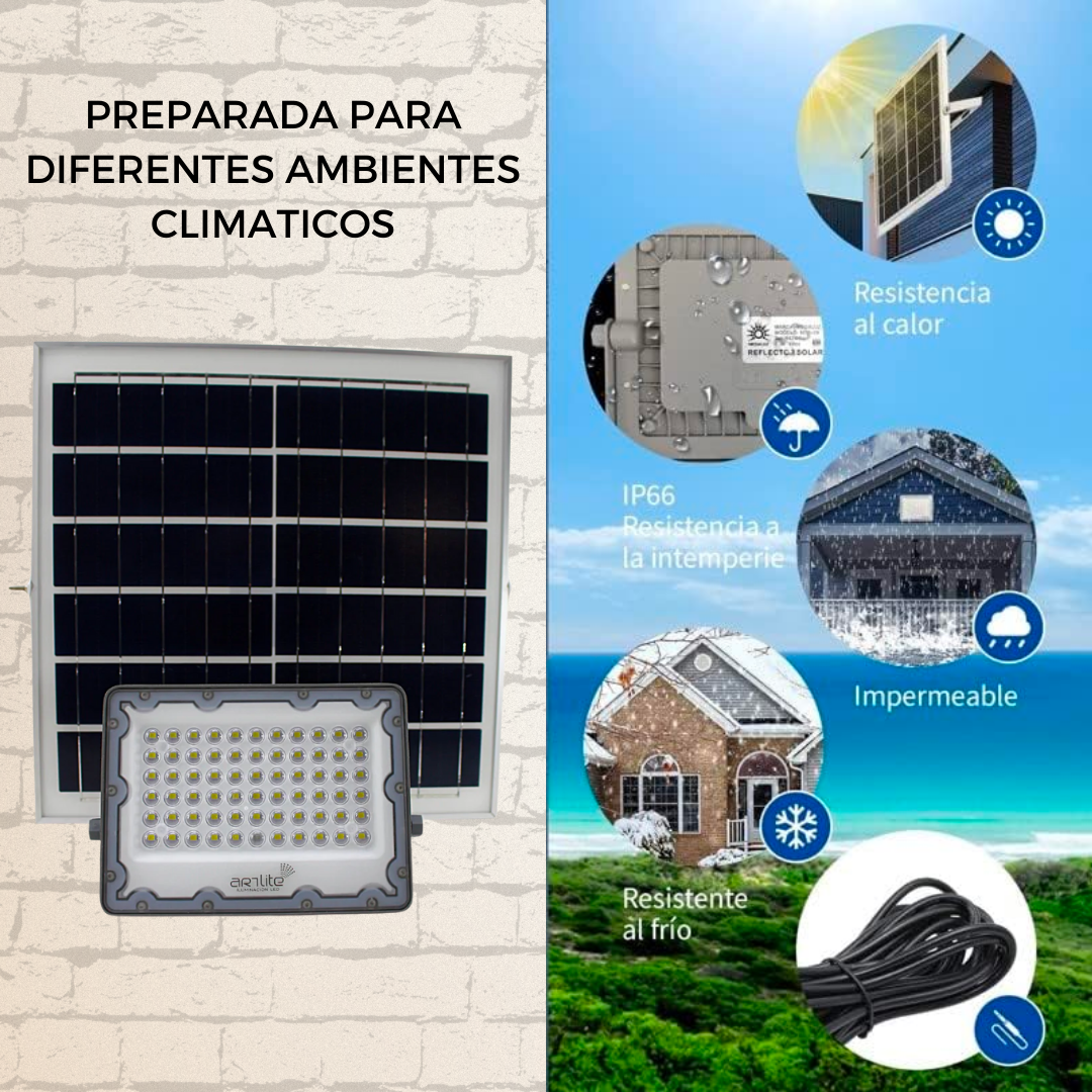 Luminaria Solar LED | Iluminación Autónoma para Hogares y Exteriores
