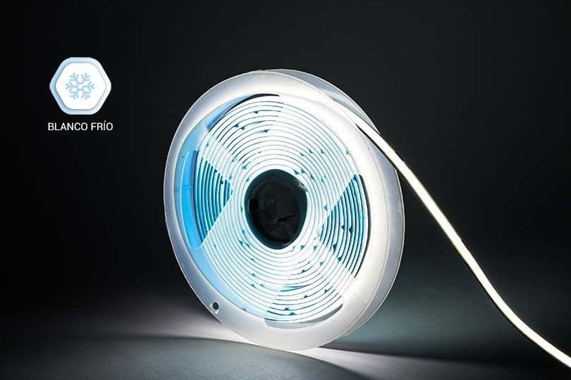 Tira LED para Iluminación Interior – Luz Blanca Fría Continua y Eficiente-
