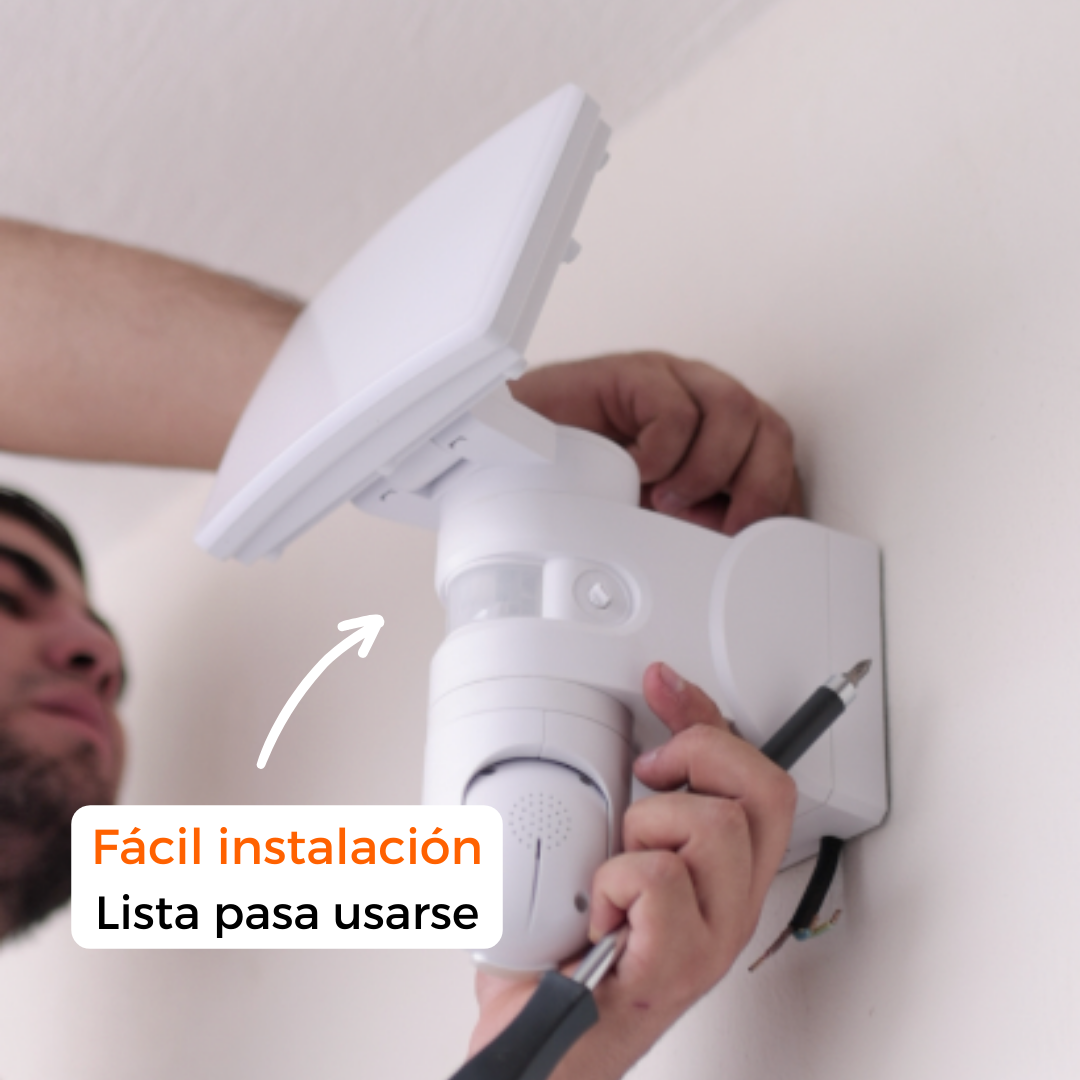 Cámara Seguridad Sensor Movimiento Wifi Exterior 1080p