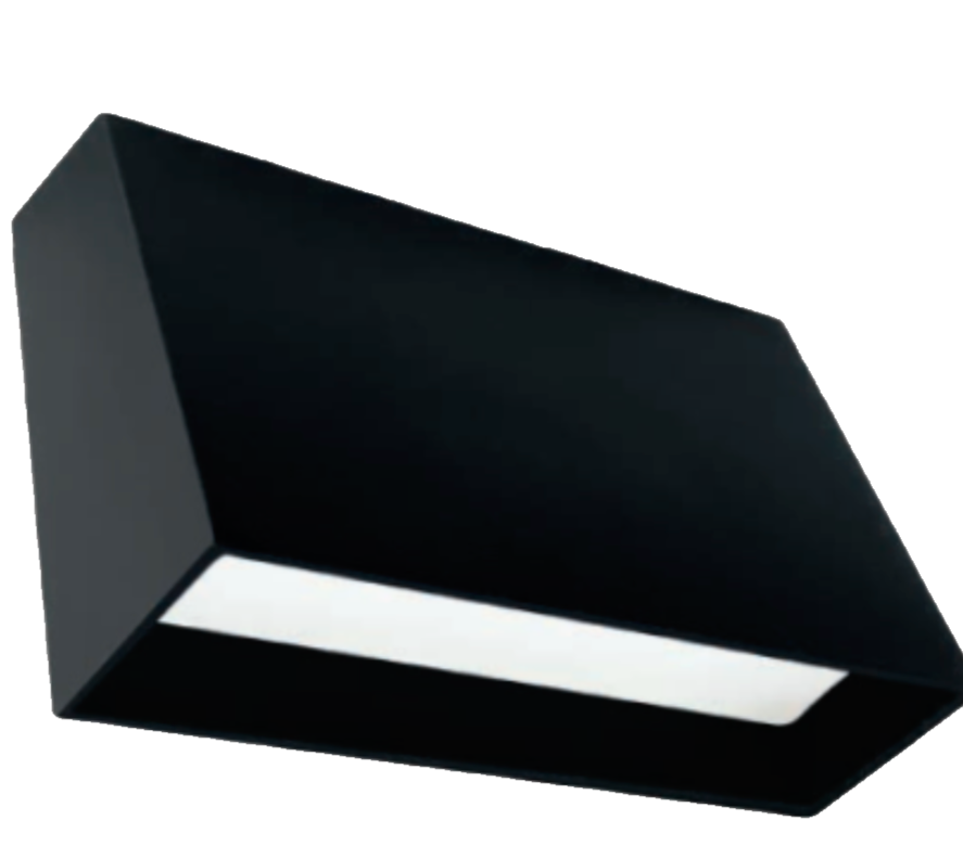 Aplique LED Decorativo para Muros Exteriores – Luz Blanca Fría con Disparo Dirigido