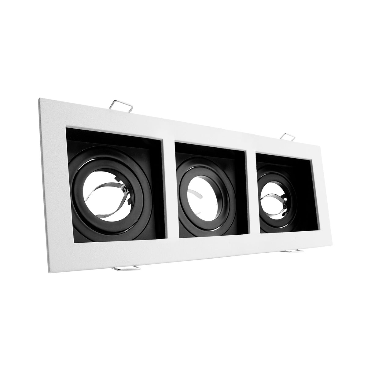 Empotrable dirigible decorativo TRIPLE color BLANCO ADE111