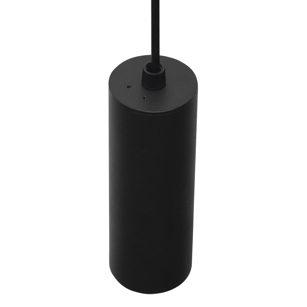 Lámpara Colgante Cilíndrica GU10 Negra para Interiores – Iluminación Decorativa y Moderna-ADE-608
