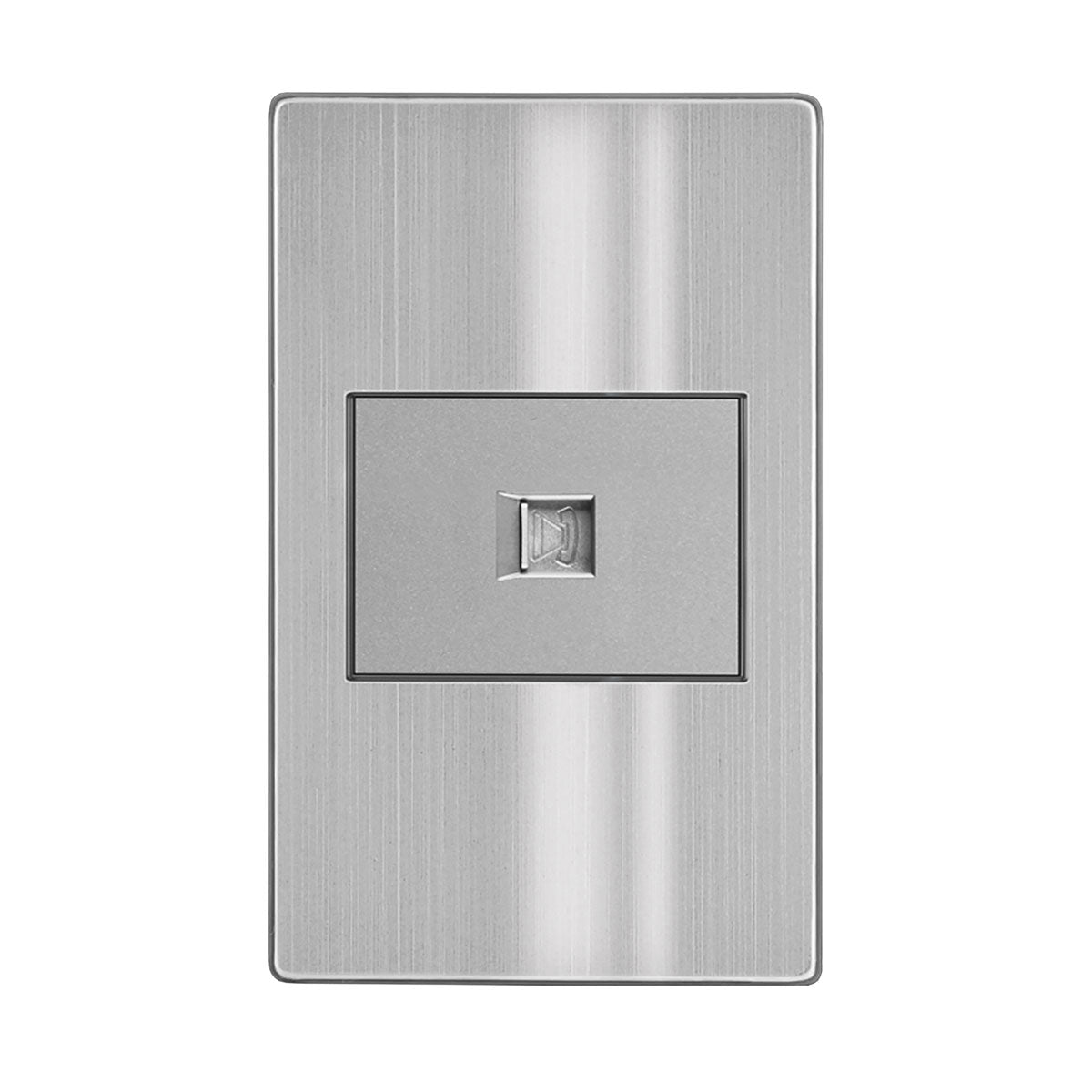 Placa de Contacto Telefónico - Diseño en Acero Inoxidable para Uso Residencial y Comercial