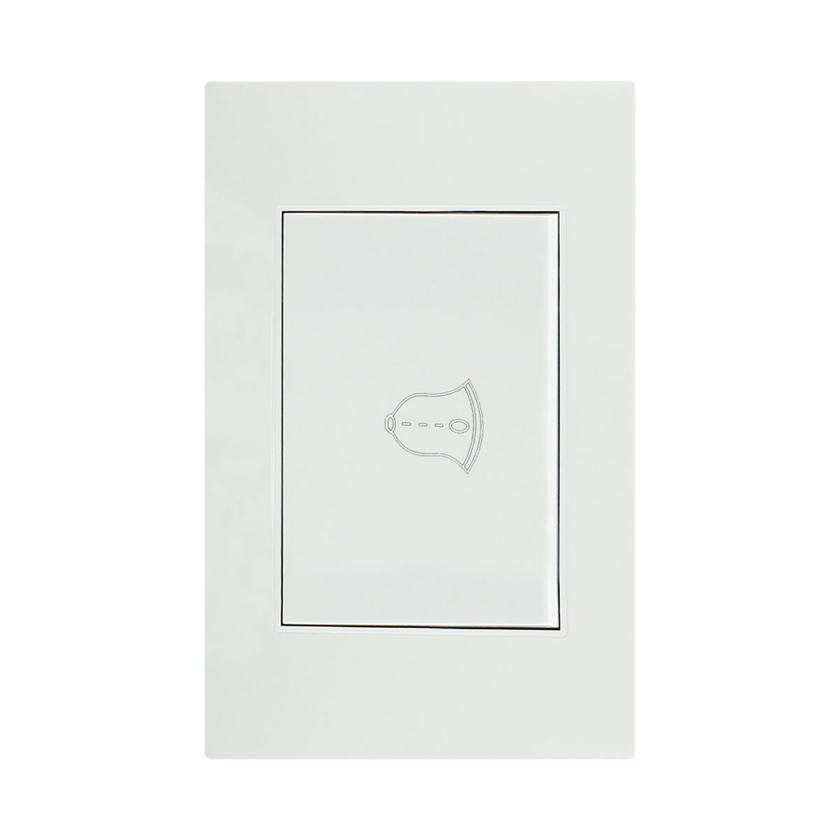 Placa de Contacto Timbre - Policarbonato y Hierro Galvanizado para Uso Residencial y Comercial