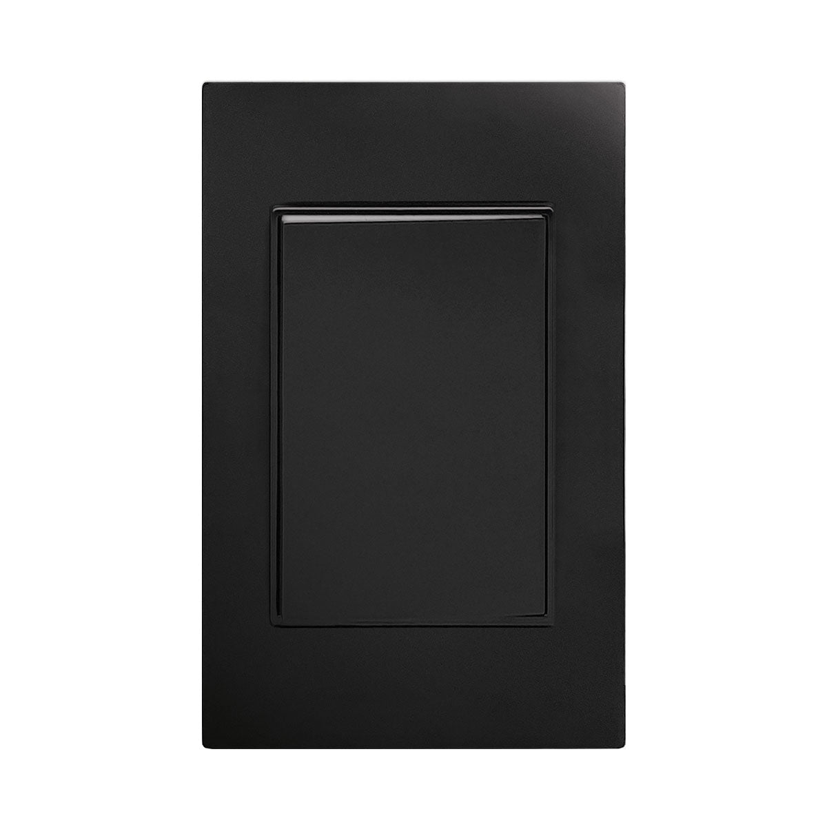 Placa Apagador de 1 Interruptor y 3 Vías - Policarbonato y Hierro Galvanizado para Uso Residencial y Comercial