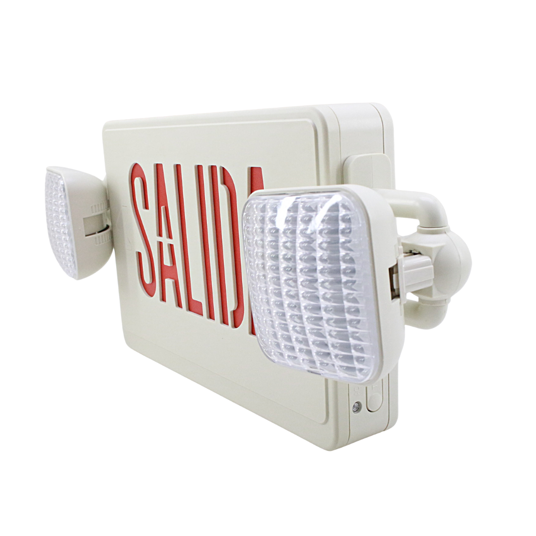 Luminaria de Emergencia BY-F5230A-R/G | Señal de Salida con Faros Integrados