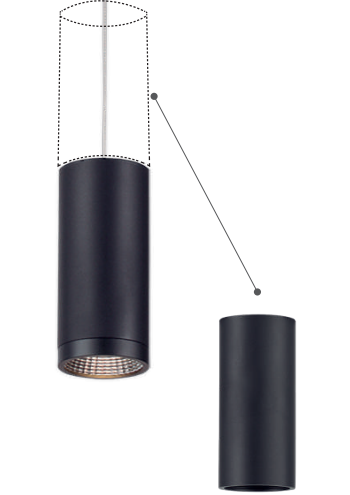 Lámpara Colgante LED para Interiores – Iluminación Estética-EG-CAN-5W