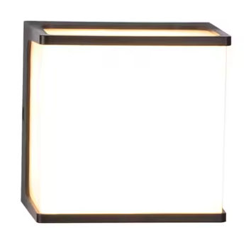 ADE-040-Lampara LED Exterior en Forma de Cubo – Iluminación Decorativa para Fachadas y Terrazas
