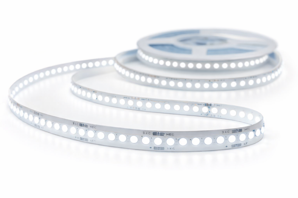 Tira LED COB 10m 110W 24V blanco frío interior