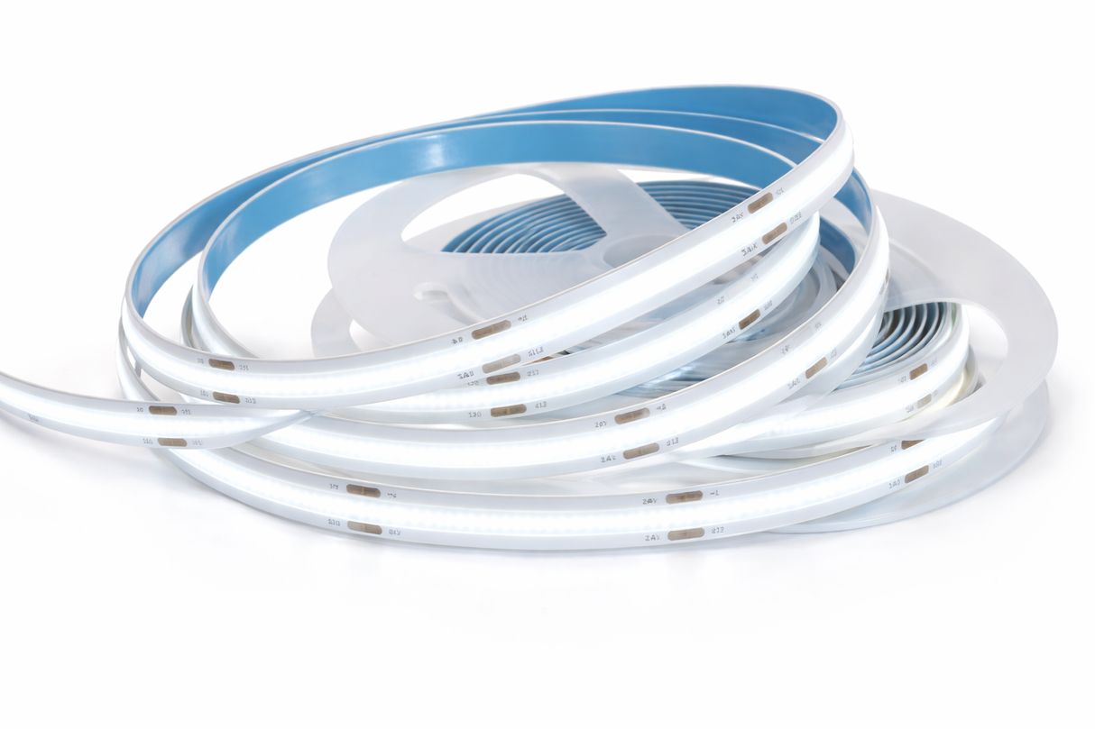 Tira LED COB 12V Blanca 6500K Continua para Interior 5m