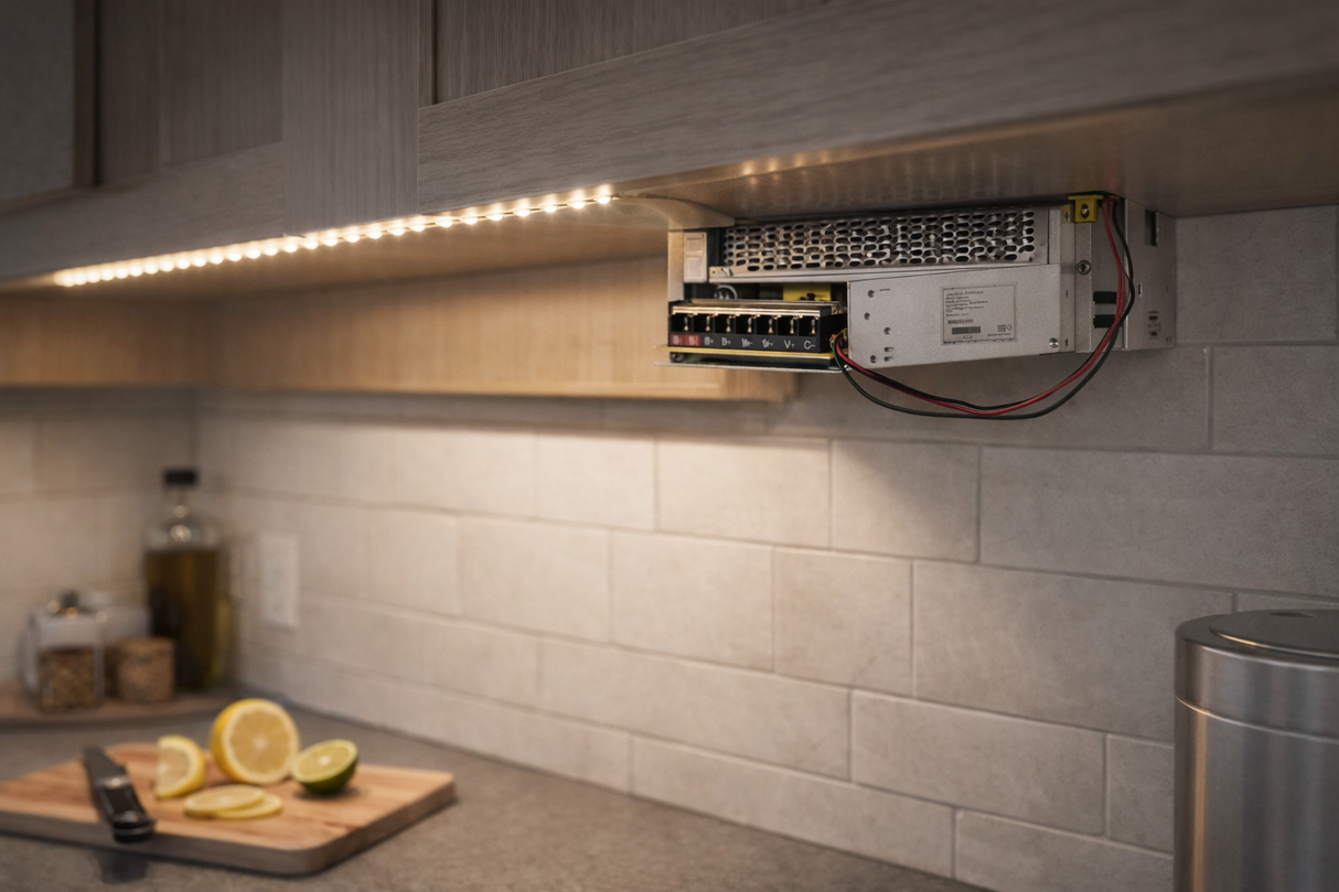 Fuente de Poder 120W 24V para Tiras LED Interior