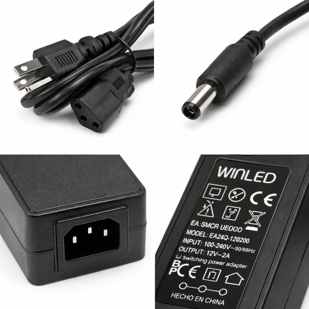 Fuente de Poder 110W 24V para Tiras LED Interior