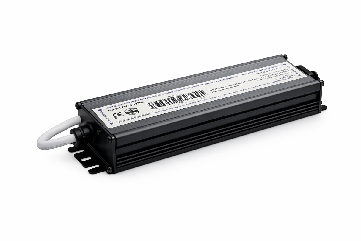 Fuente de Poder 80W 12V IP65 para Tiras LED Exterior