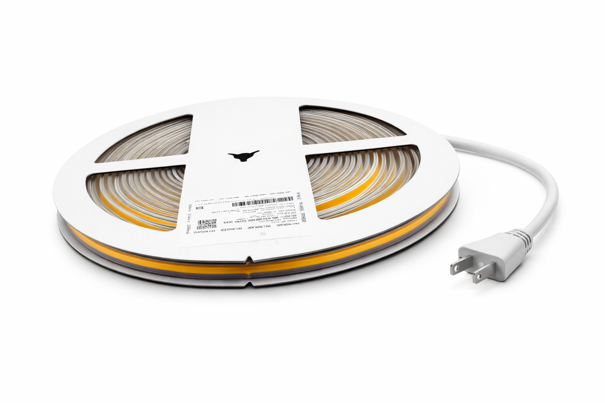 Tira LED COB 10m 127V IP65 6000K para Exterior