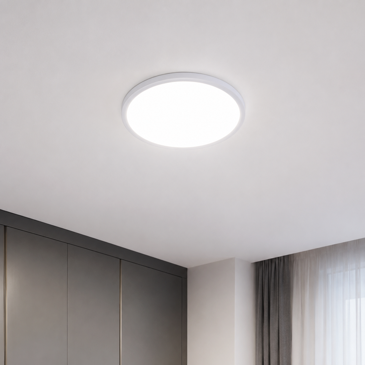 Panel LED Redondo Empotrable Ajustable 20W Blanco C063