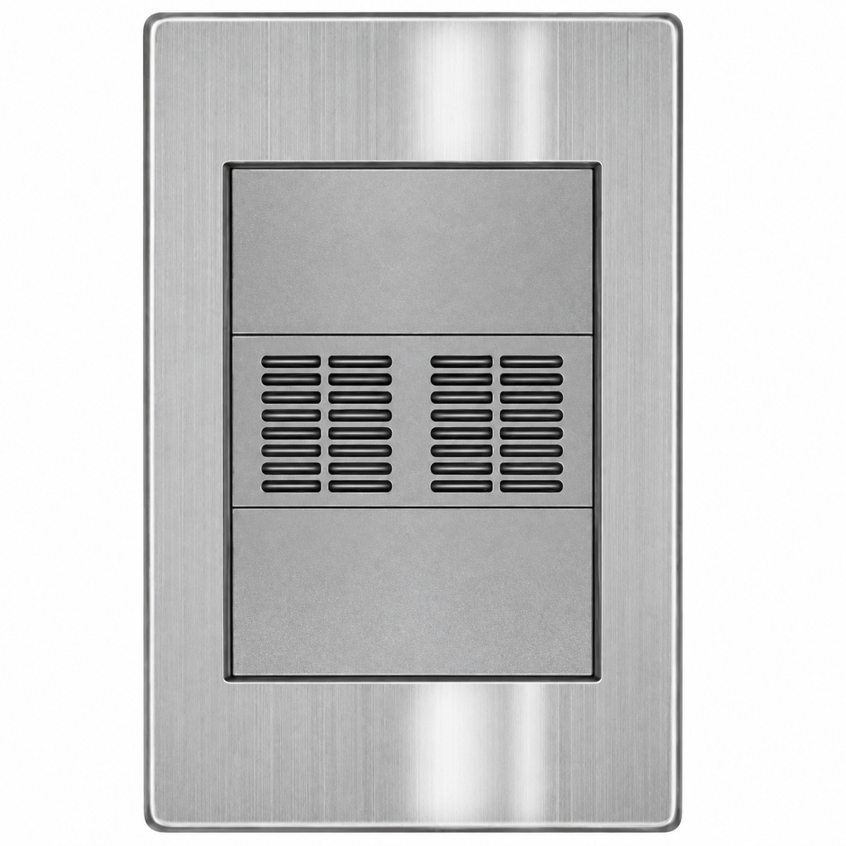 Placa con Zumbador de Acero Inoxidable 127-250V Interior