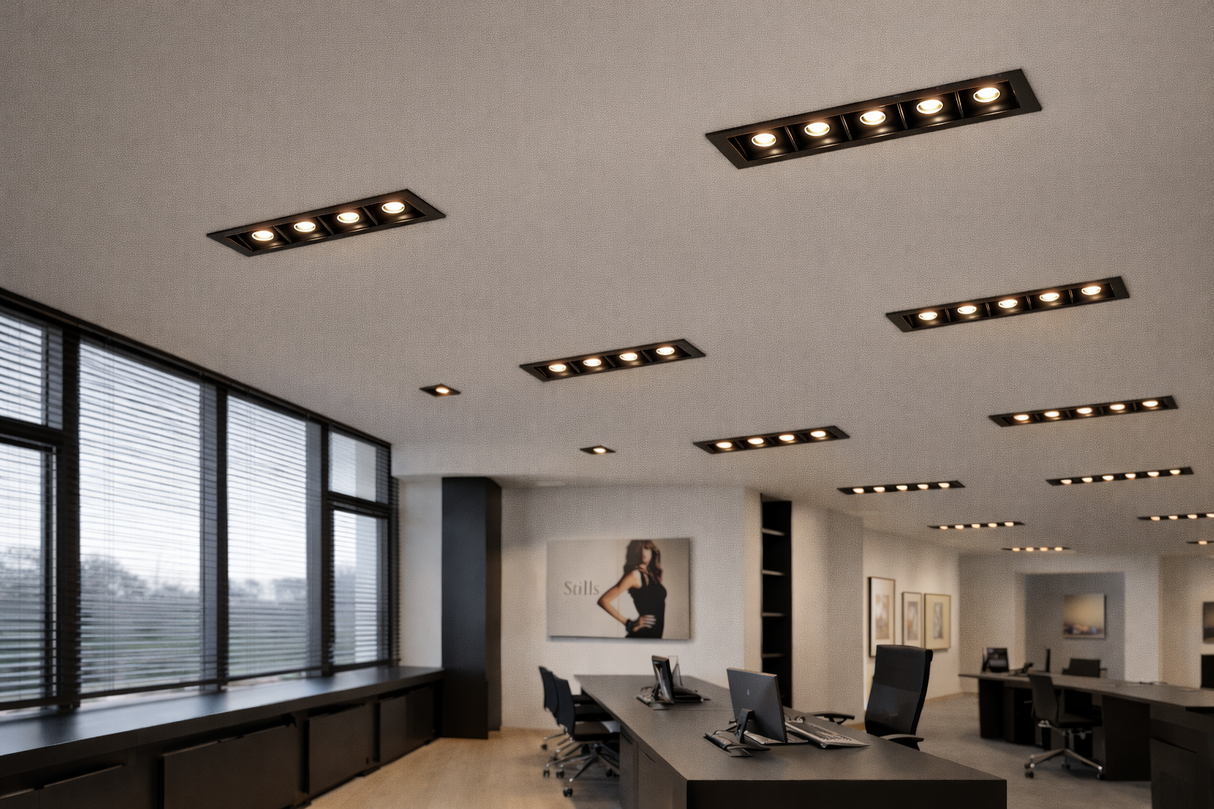 Luminaria Lineal LED Empotrable 10W Blanco Frío