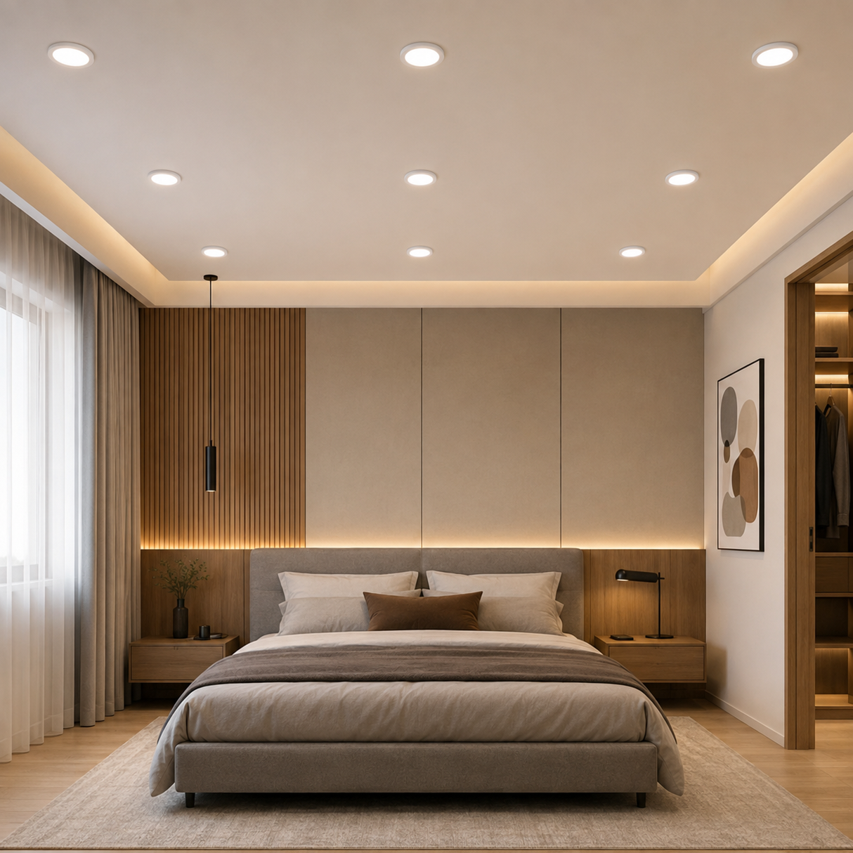 Plafon LED de Sobreponer 12W Blanco 6500K Luz Fría
