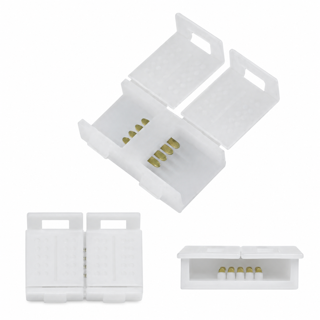 Interconector para Manguera LED RGB Exterior IP65 4 Piezas