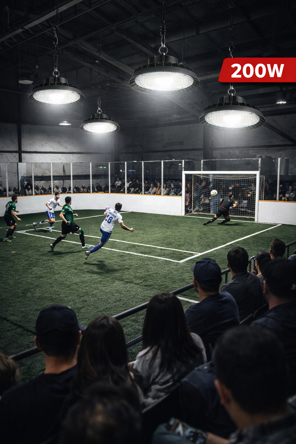 Campana Industrial LED High Bay 200W IP65 6500K