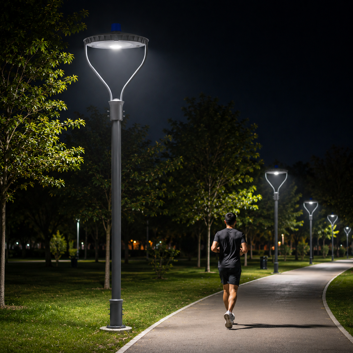 Luminaria LED para Alumbrado Público 100W IP65 con Fotocelda PT-100W