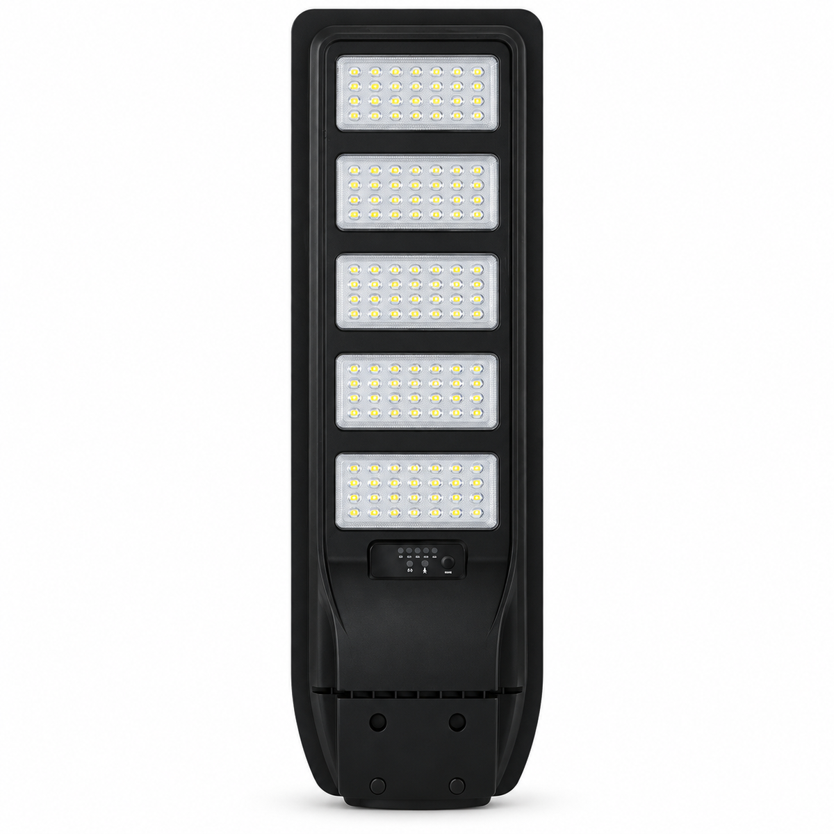 Luminaria Solar LED Punta Poste 2400 Lúmenes con Sensor PIR