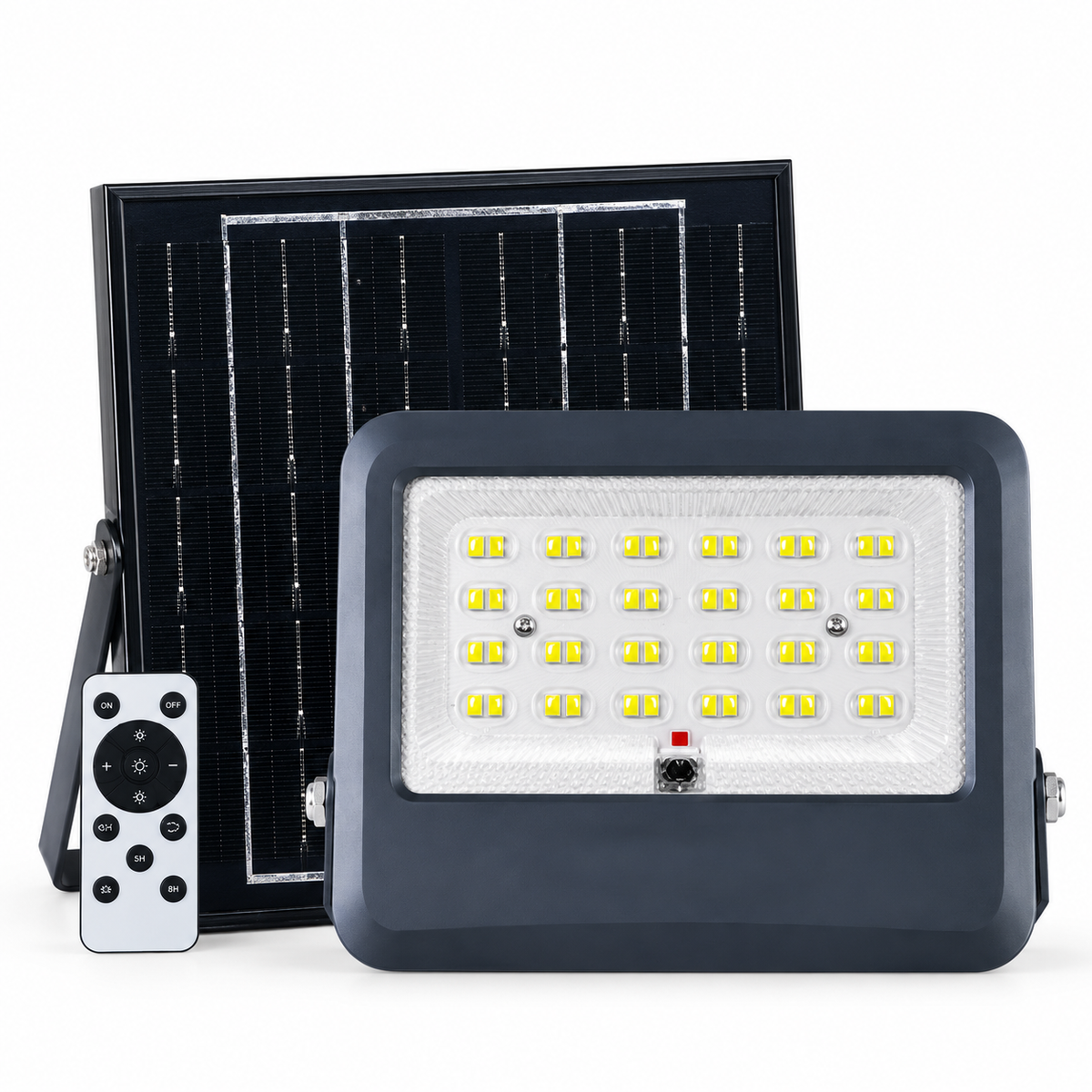 Reflector LED Solar 420 Lúmenes con Panel Externo y Control Remoto 6500K IP65 – Artlite ASL-101