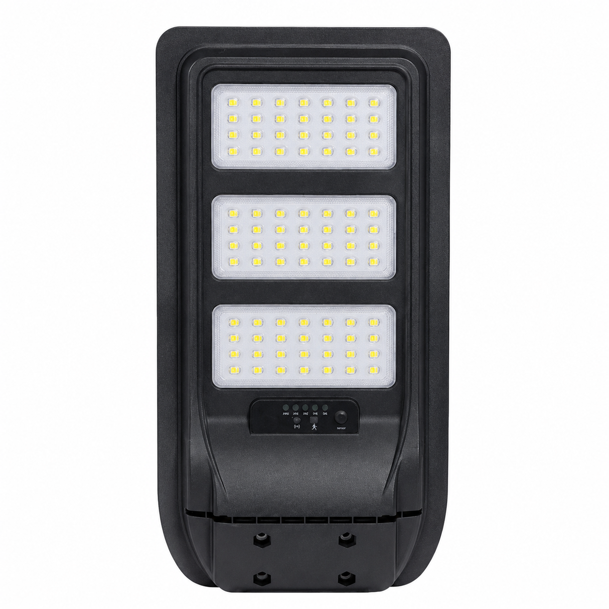 Luminaria Solar LED Punta de Poste 1200 lm para Jardín y Patio