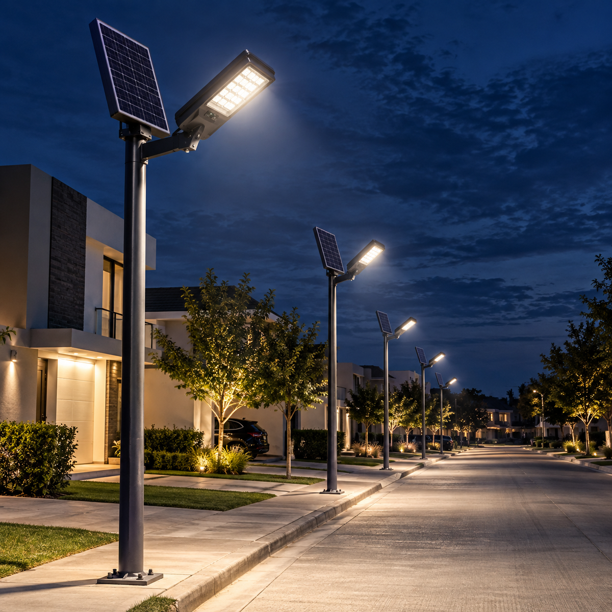Luminaria Solar LED con Sensor 4,200 lm IP65