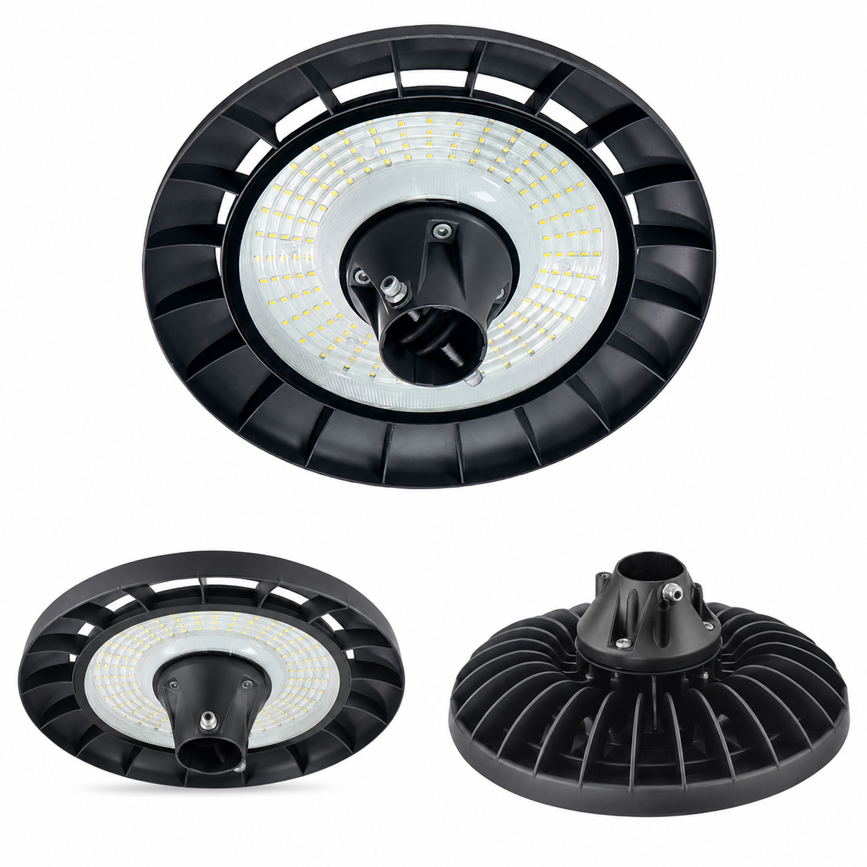 Luminaria Disco Punta Poste LED CCT Ajustable 80-120W ARE-029