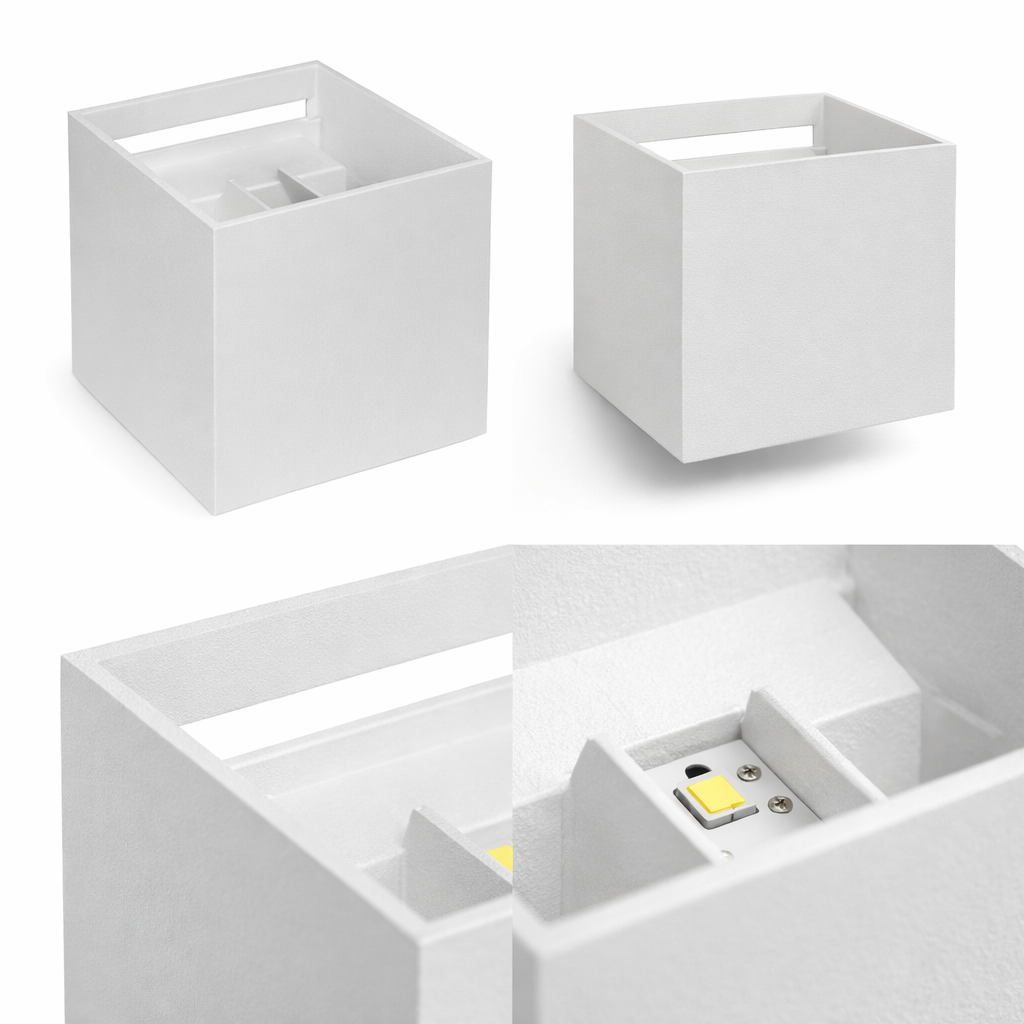 Luminaria LED de Muro Exterior 6W Luz Cálida IP54
