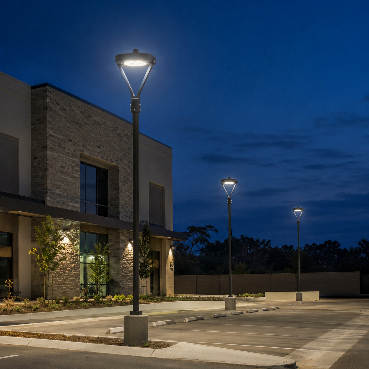 Luminaria Suburbana LED Punta de Poste Switchable 70-100W 57710