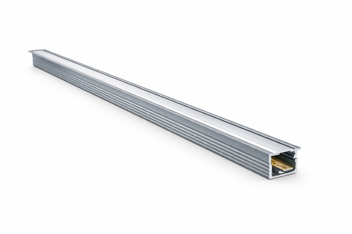 Perfil de Aluminio con Tira LED 9W/m para Closets