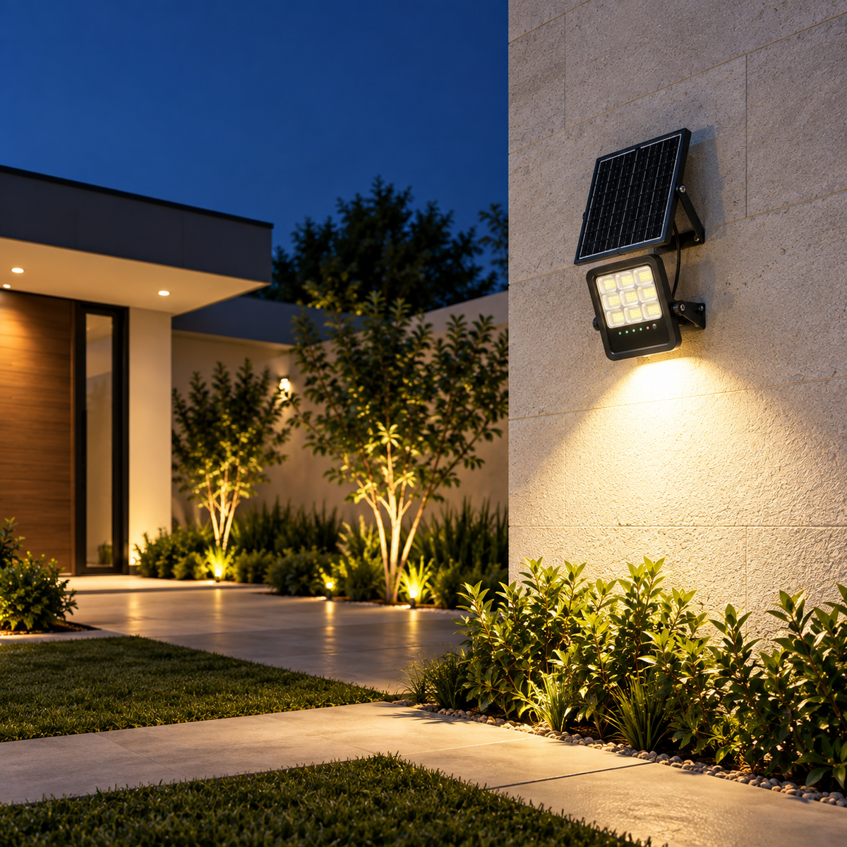Reflector Solar LED para Exterior 1,100 Lúmenes IP65