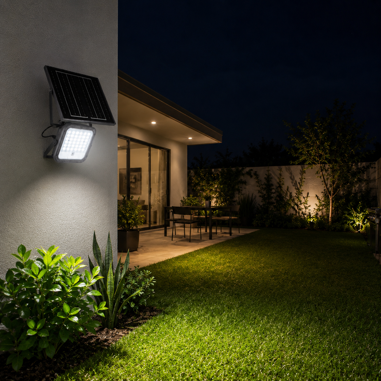 Luminaria Solar LED 450 lm con Panel Solar Externo ASL-006