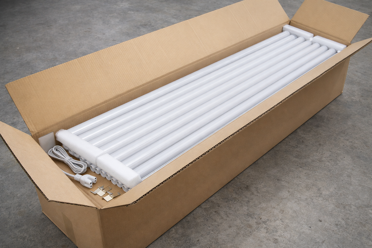 Tubo LED T8 Integrado 72W IP20 Luz Blanca Opalina
