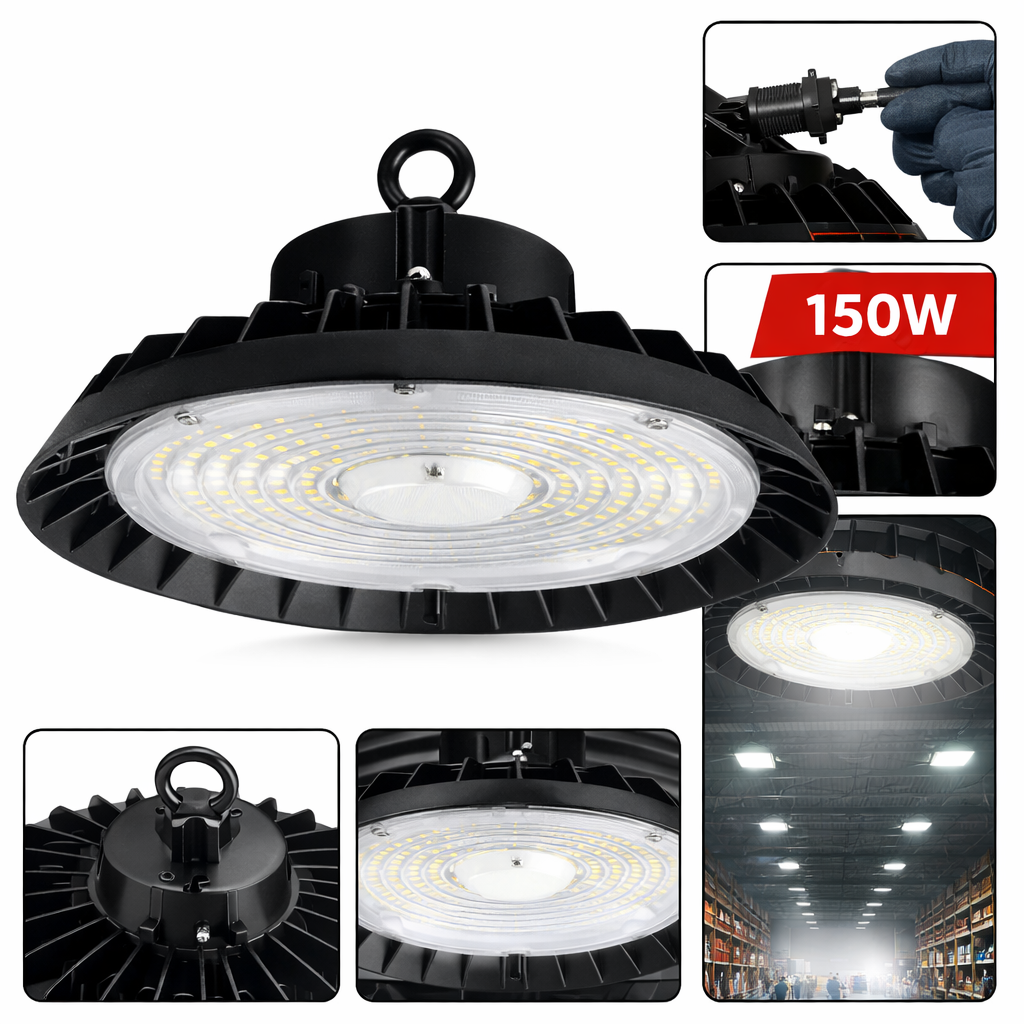 Campana Industrial LED High Bay 150W IP65 6500K