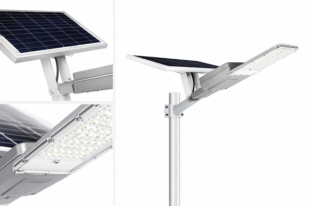 Luminaria LED Solar 5,500 Lúmenes con Panel Externo
