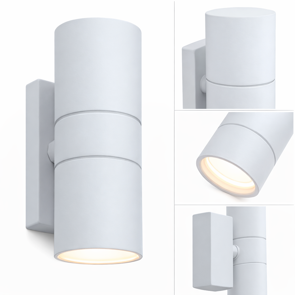 Luminaria de Pared Exterior Doble GU10 IP54 para Fachada