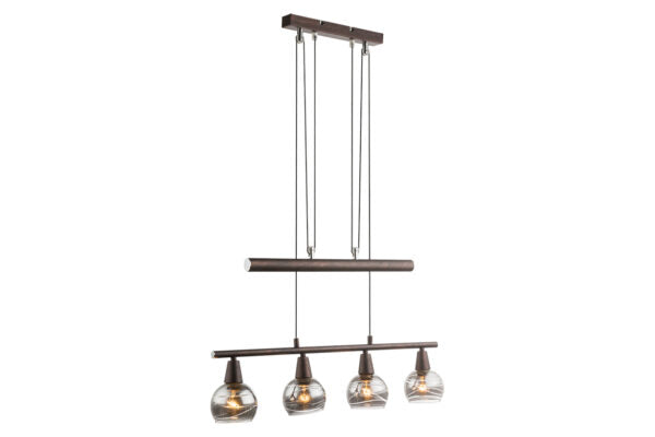 Lámpara Colgante de Cristal - Diseño Elegante para el Hogar o Negocio