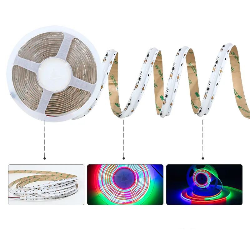 Tira LED Digital RGB 24V 60W para Iluminación Interior – Control Inteligente y Efectos Multicolor