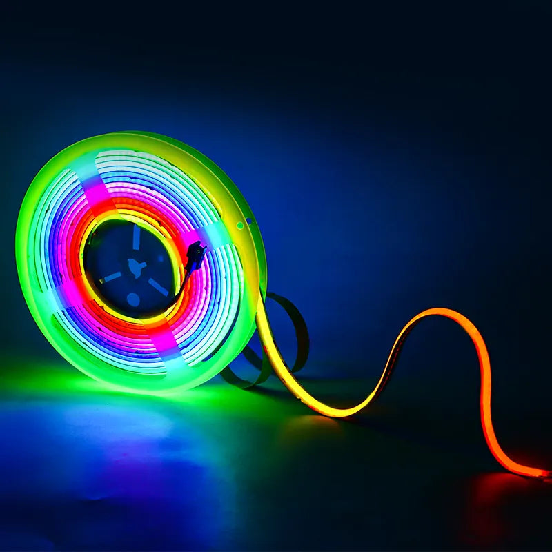 Tira LED Digital RGB 24V 60W para Iluminación Interior – Control Inteligente y Efectos Multicolor