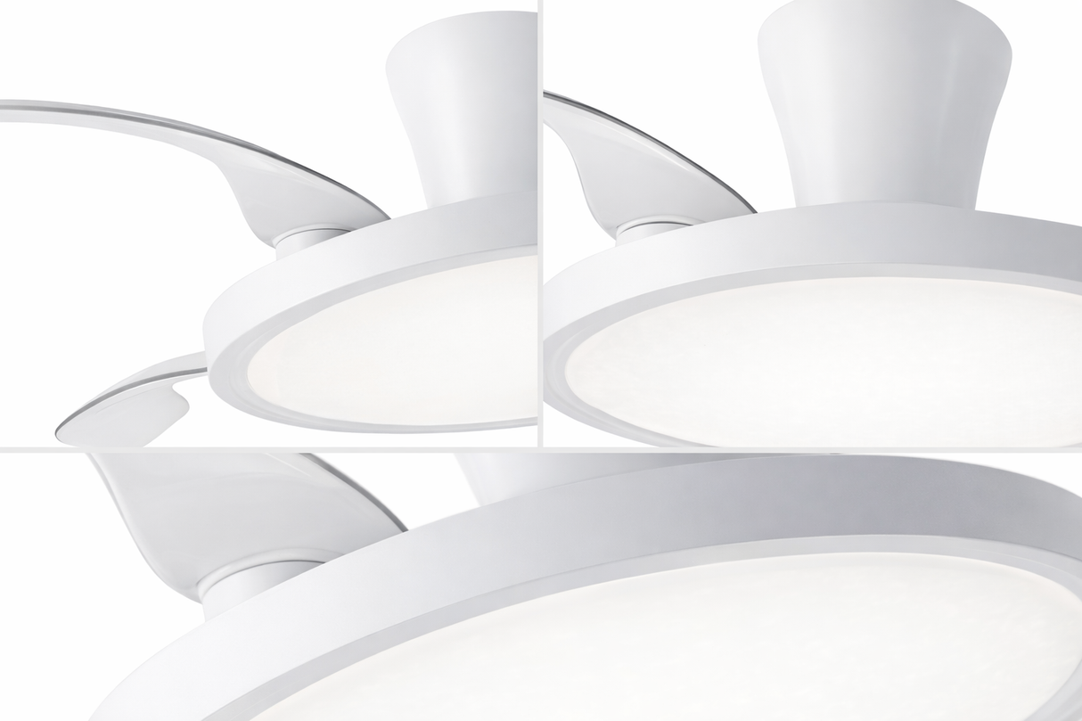 Ventilador de Techo LED Retráctil 42” con Control Remoto