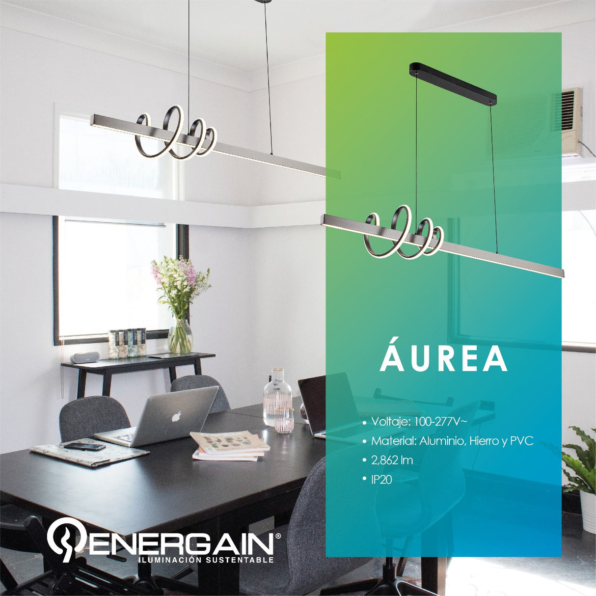 Lámpara Colgante LED Decorativa para Restaurantes y Oficinas – Diseño Elegante y Eficiente-EGAUREA