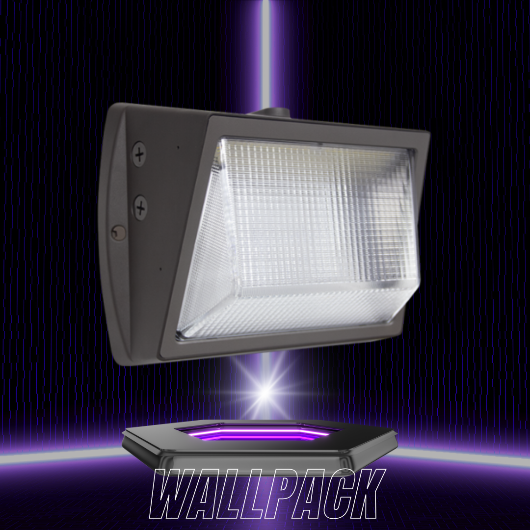 Luminaria LED Wall Pack de Potencia y Tono Ajustable – 120W para Muros Exteriores IP65