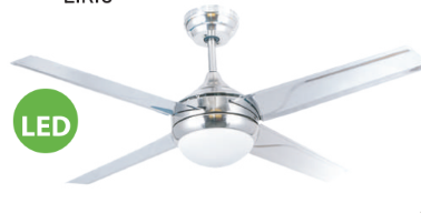 Ventilador de Techo con Luz LED para Interiores-S00825