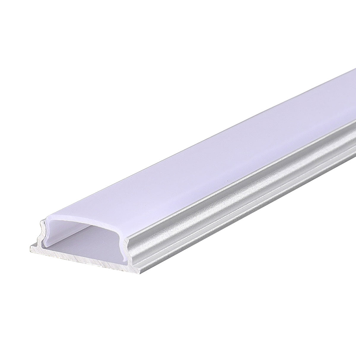 Perfil de Aluminio Flexible para Tiras LED – Montaje en Superficies Curvas con Difusor Opalino